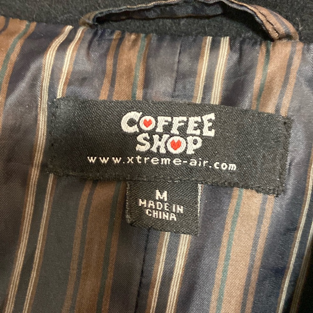 Coffee Shop Short Black Coat size M